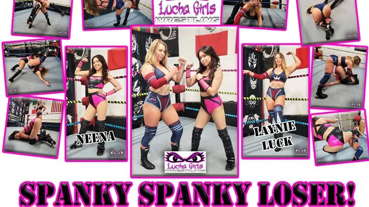 Lucha Girls ~ Female Pro Wrestling - 1291-Spanky Spanky You Loser - Female Pro Wrestling