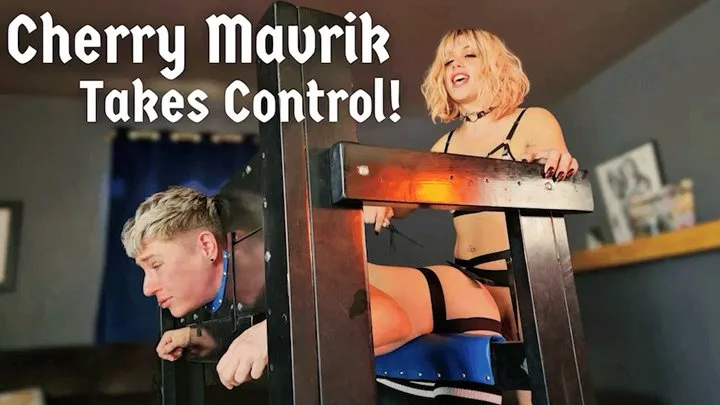 Jaq Quicksilver - Trans domme brutally beats and fucks FtM in Pillory - Jaq Quicksilver and Cherry Mavrik - MtF dominatrix puts trans man in bondage for punishment - T4T, stocks, BDSM, ts, spanking, riding crop, facefucking, backshots - 4k mp4