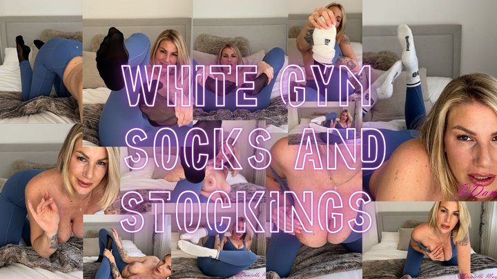 Danielle Maye Xxx - White Gym Socks And Stockings