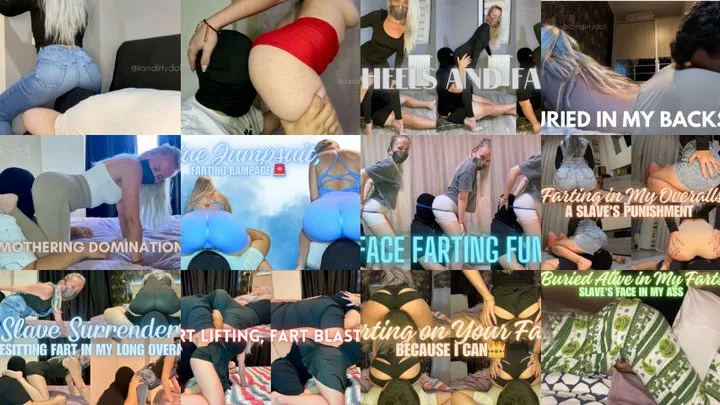 Iamdirtydoll - My Slave's Farting Nightmare: A 2-Hour Facesitting Ordeal