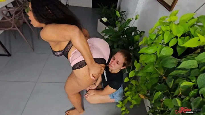 Karina Cruel Farting  Enema - TAKE CARE OF THE PLANTS OR THEY WILL FART IN YOUR FACE - BY VERONICA LINS - CLIP 2 FULL HD - NEW KC JANUARY 2025!!!