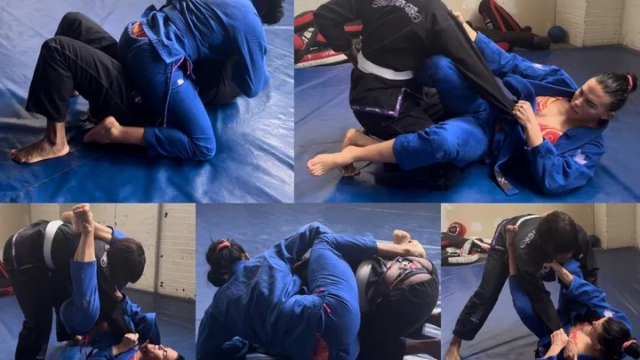 Temptress Lexa - Competitive Jiu Jitsu Gi Female Fighting Match