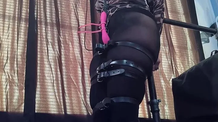 The Bondage Channel - Carissa Dumond Sensually Bound into a tight Crotchrope Predicament for Bondage Orgasm