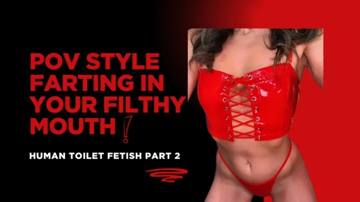 The Petite Fart Goddess - Back for a second time to SIT ON YOUR FACE and use you as MY TOILET (POV) (Nude Fart) Part 2