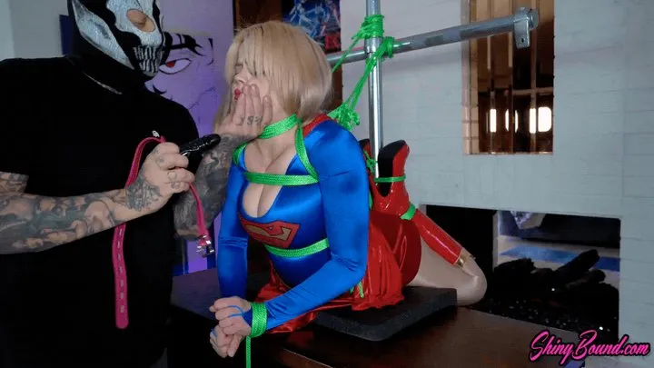 Shinybound Productions - Supergirl Captured and Cockgagged