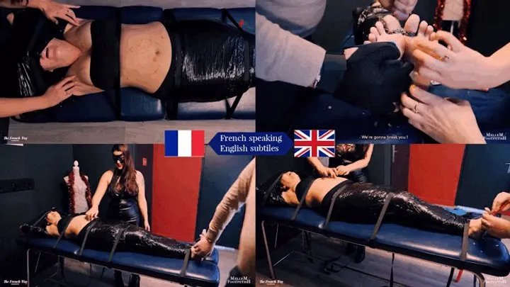 The French Way Tickling - Tickling Frenzy - confinement under cellophane - TICKLING - FOOT TICKLING - BONDAGE - TICKLING ARMPITS - BELLY BUTTON FETISH - DOMINATION