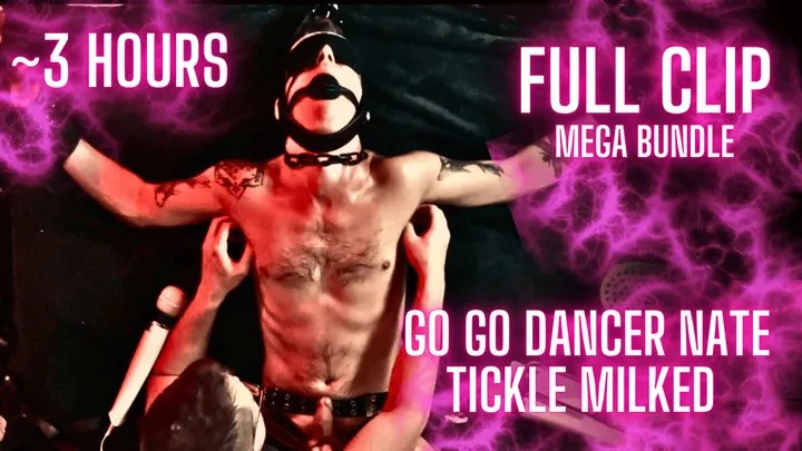 Nathan Justice - Go-Go Dancer Nate Tickle-Milk Destruction Strapped To The Bed (FULL MEGA-BUNDLE)