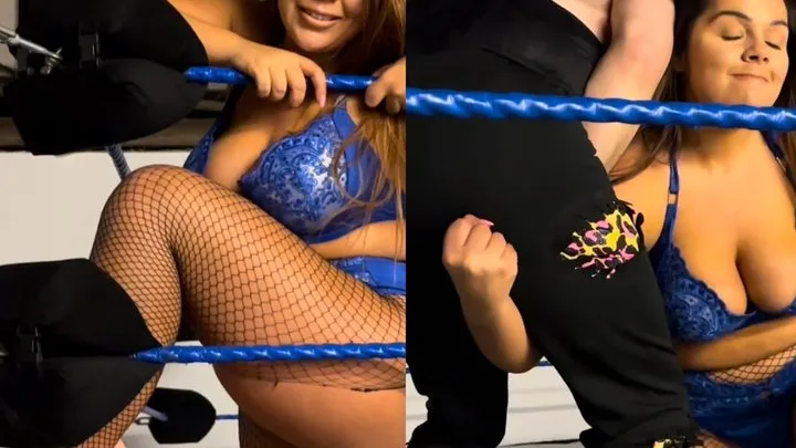 Power Girls Pro Wrestling - Ball busting, foot smothering and CBT