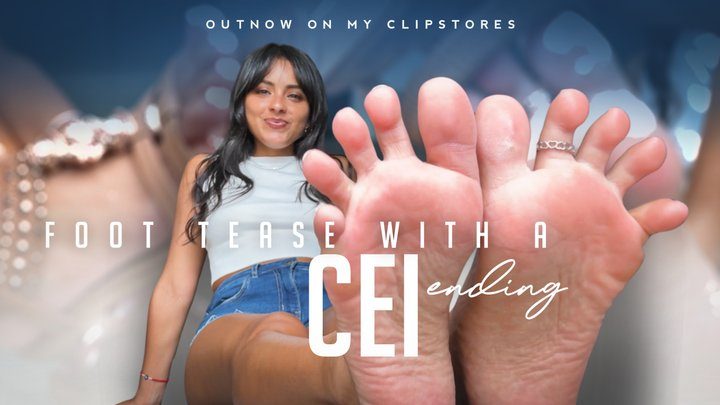Mistress Enola Fetish - Foot Fetish CEI Degradation Session - Mistress Enola - JOI , Foot fetish , Soles , Flats, countdown ( 4K)