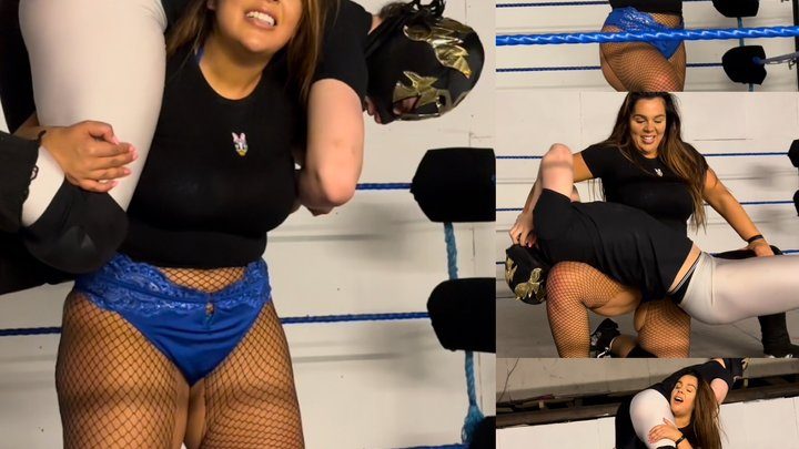 Nadia Sapphire - Mixed wrestling lift And carry, slams and suplexs