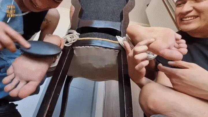 Teenmalefeet - Chair tickling my stepbrother’s feet II
