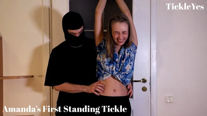 Tickleyes - Amanda's First Standing Tickle - Full HD