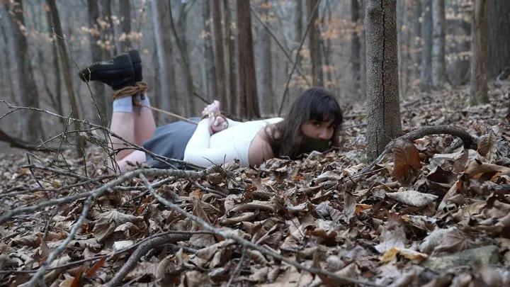 Rayne Redd - Hogtied And Gagged In The Woods