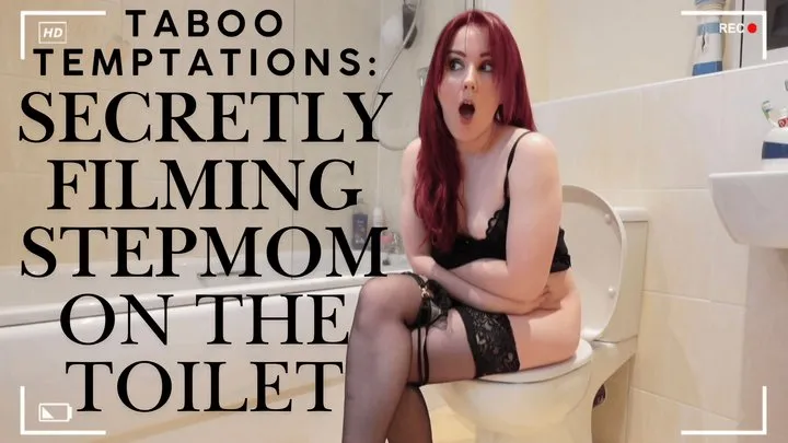 Goddesspeach - Taboo Temptations: Secretly filming Stepmom on the toilet