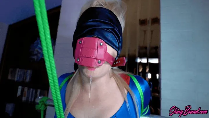Shinybound Productions - Supergirl Captured and Cockgagged Part 2