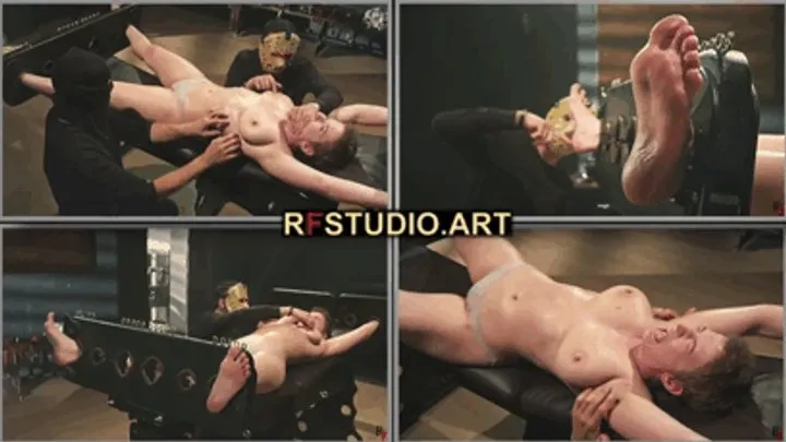 Rf Studio Production - Volchenok - Intense Full Body Tickling in Stocks to Hysteria (HD 720p MP4)