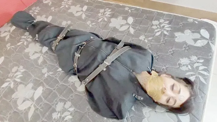 Fart In Brazil - TOTALLY TRAPPED INSIDE THE BAG WITH BELTS AND BEING PUNISHED WITH FARTS IN DOUBLE - BY DESIREE AND SCARLET WHITE - CLIP 1