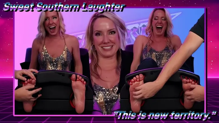 Random Sole Encounters - Sweet Southern Laughter - Amelia's Spontaneous 1st Tickle Session! (PART ONE)