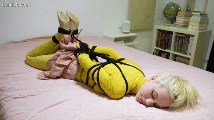 Bondish - BONDAGE LESSON: COLLEGE STUDENT EMILY HOGTIED AND GAGGED