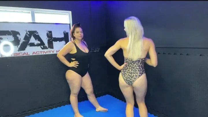 Bad Girls Wrestling - Stinkface battle Blonde Vs Brunette