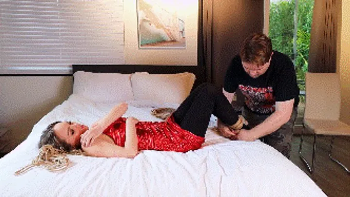 Hollyrope Omega - Instead going to a lame party, Blake Lavista will be tied up and gagged all night!