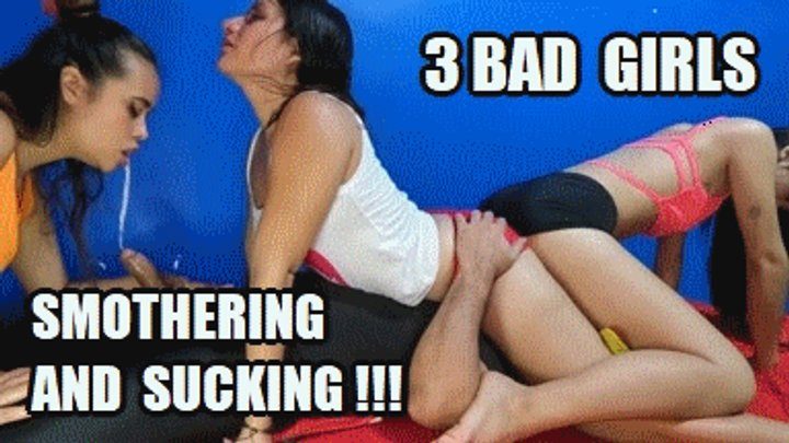 Kinky Sarai - 3 MODELS FACE SITTING 250202KSB CANDY + VIOLET + JESSIE 3 BAD GIRLS GIVING A VERY SLOPPY DEEPTHROAT WHILE SITTING IN HIS FACE (FULL HD MP4 VERSION)