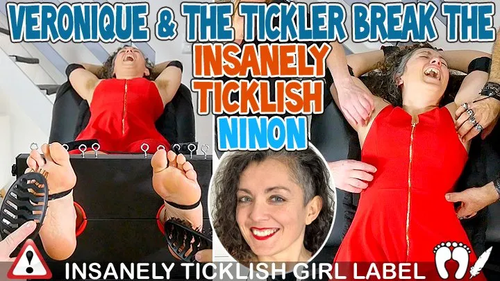 Tickle Frenchtickling  Store - VERONIQUE & THE TICKLER BREAK THE INSANELY TICKLISH NINON - FULL HD MP4