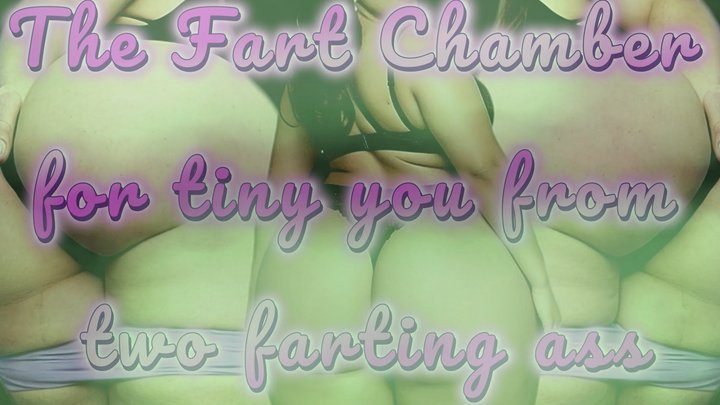 Stroke With Me - The Fart Chamber for tiny you from two farting ass (fart sound) 25 min