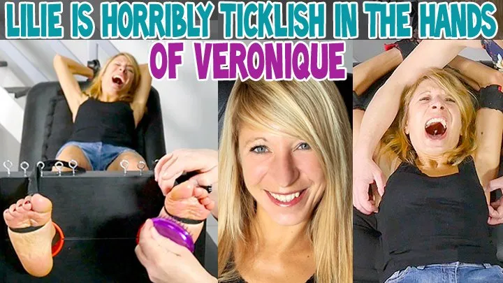 Tickle Frenchtickling  Store - LILIE IS HORRIBLY TICKLISH IN THE HANDS OF VERONIQUE - FULL HD MP4