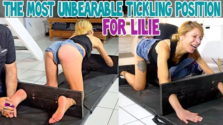 Tickle Frenchtickling  Store - THE MOST UNBEARABLE TICKLING POSITION FOR LILIE - FULL HD MP4