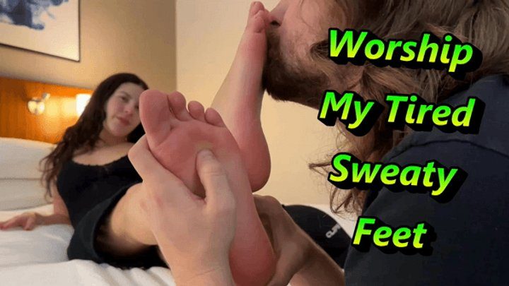 Themdom Studios - Worship My Tired Sweaty Feet - FrenchAva - 1080