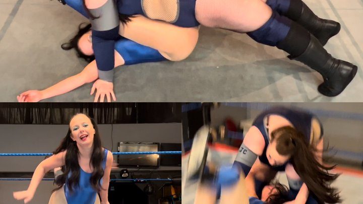 Power Girls Pro Wrestling - Giantess vs petite female part 1