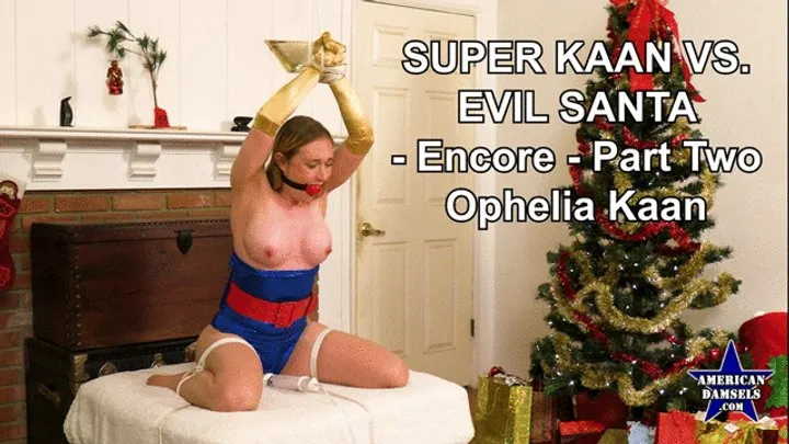 American Damsels By Jon Woods - Super Kaan Vs Evil Santa - Encore - Part Two - Ophelia Kaan - 854x480