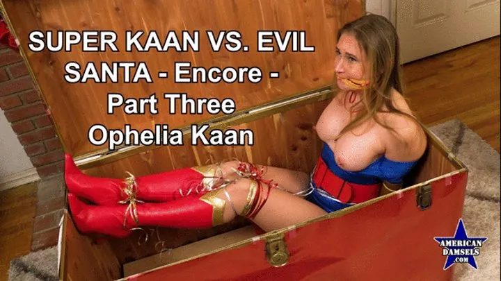 American Damsels By Jon Woods - Super Kaan Vs Evil Santa - Encore - Part Three - Ophelia Kaan - 854x480