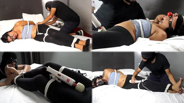 Divarope Latinas In Fetish Bondage - Tight and good vibes for helpless Jasmin in her first time with the magic wand!
