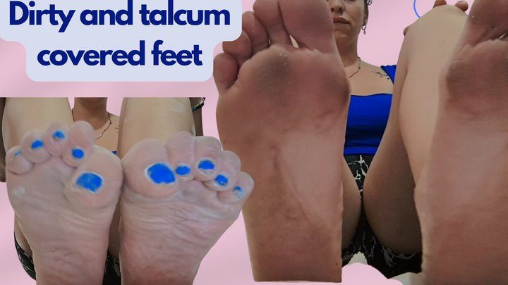 Sweetjacque - Dirty and talcum-covered feet