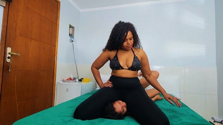 Manuela Albertine Fetish - Face sitting, part 2, by Veronica Lins and Slave Faby, (cam by Manu) FULL HD
