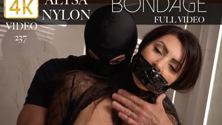 Alysa Nylon - 237 FULL VIDEO: INTRUDER CAUGHT ALYSA IN LINGERIE IN HER BATHROOM TIED UP HE'S GOING TO PLAY WITH HER