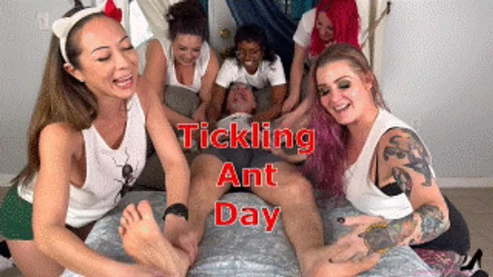 Autumns Below The Belt Fantasies - Tickling Ant Day - Nyssa Nevers, Heavenly XPerience, Lady Phoenix, Tickles Soft Soles, Whitney Morgan, Autumn Bodell and Antickl Six Girl Tickling MOBILE