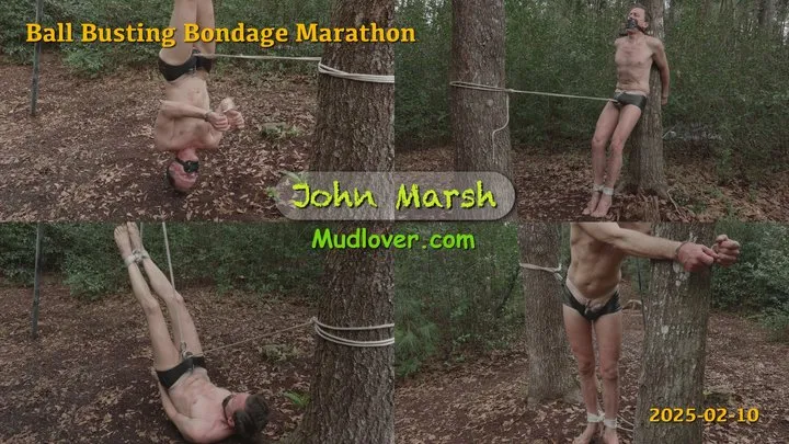 Mudlover Bound By The Balls - Ball Busting Bondage Marathon, 2025-02-10