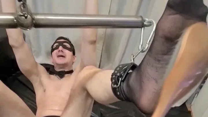 Wolfy01 - Hardcore Tickling session with bondage in chains with My Domme GospodaricaEmma and me sub Wolfy01