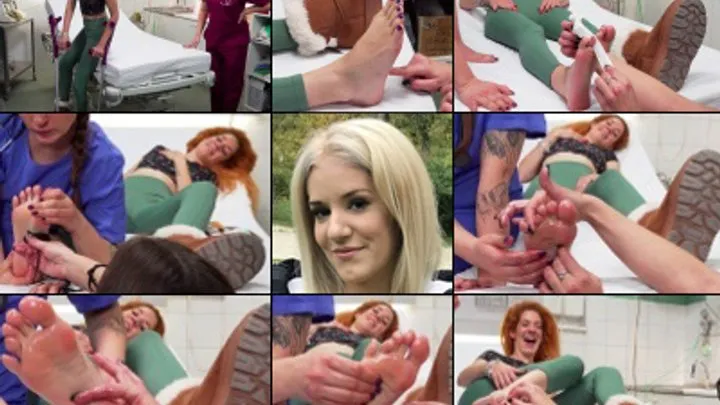 Bizarre Foot Tickle Interrogations - Monique Sprain Tickle Therapy (in HD 1920X1080)