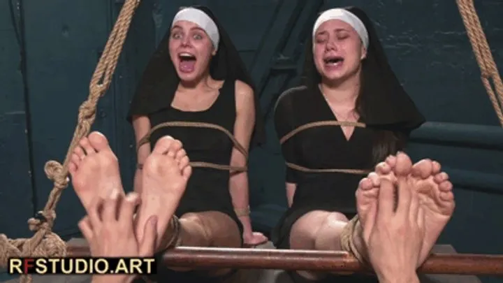 Rf Studio Production - Leya and Tonya - Tickling Two Barefoot Nuns (FULL HD MP4)