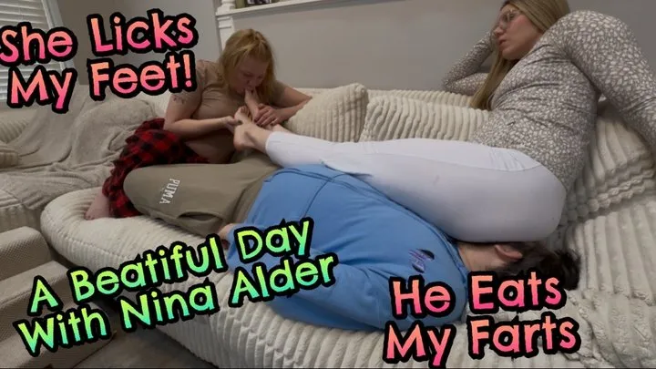 Fetish Nature Films - She Licks My Toes! He Eats My Farts! - Nina Alder
