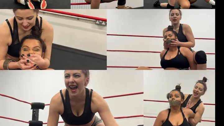Nadia Sapphire - Duct taped, gagged, tied and humiliated