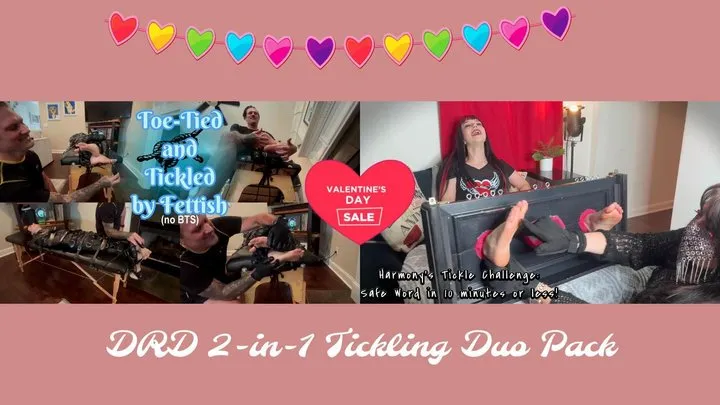 Ditria’s Realm Of Deviancy - Ditria Rose's Valentine's Day Sale Special: Tickling Video Duo Pack (2-in-1) ft Fettish, Harmony