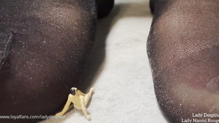 Dominaladydespina - The foot slave has beem shrunked