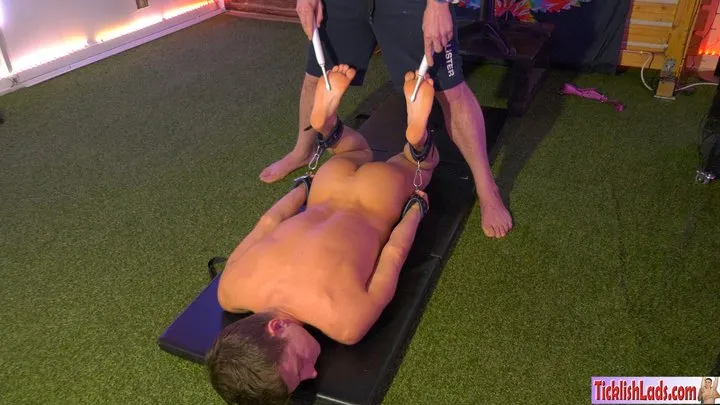 Ladsfeet And Tickling - James Hogtie Tickle HD Part 2