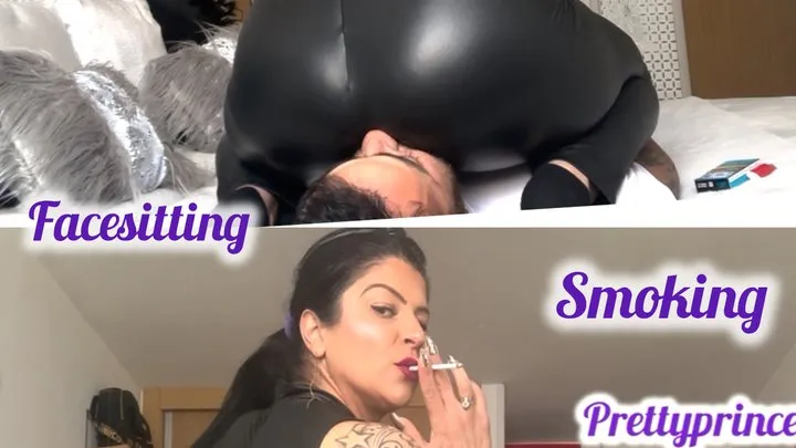 Prettyprincess - enjoying the cigarette sitting on your face