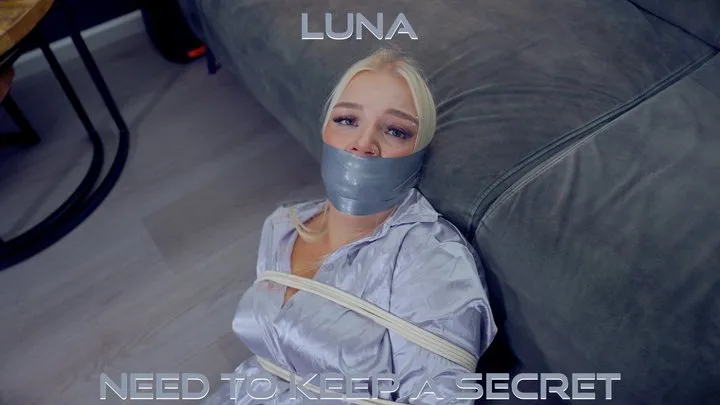 Gag Attack Bondage - Luna's Secret: A Tale of Bondage and Silence H265 MP4 4K ( bondage, handgrabbed, tied up, gagged, duct tape, hogtie, struggling, moaning, cleave gag, shower, helpless )